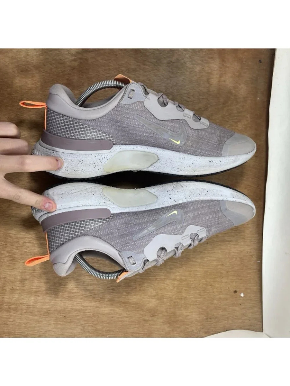 Nike React Miler 2 Shield Amethyst Ash Women's Size 12 Running Shoes DC4066-500